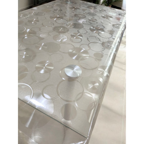 Прозрачна силиконова мушама на кръгове