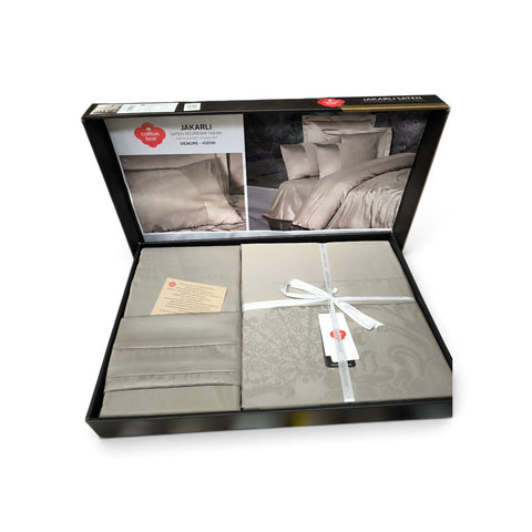 Луксозен спален комплект Cotton Box - Demure - Vizon