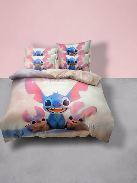 Луксозен детски спален комплект с любимия Стийч (Stitch)