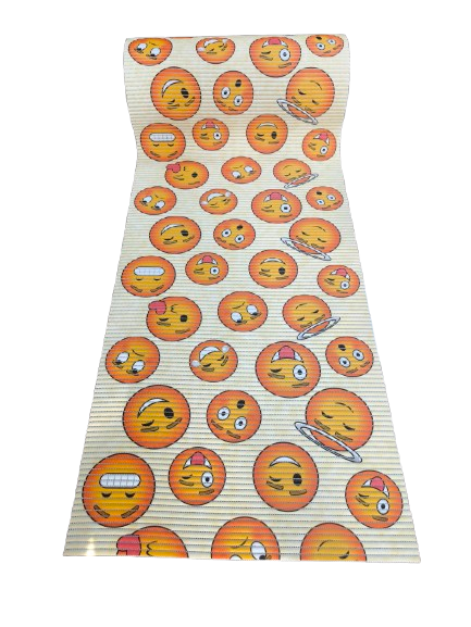 Гумирана пътека, емоджита 60см