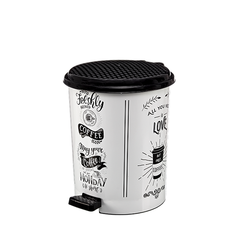 Кош за смет бяло кафе Голям