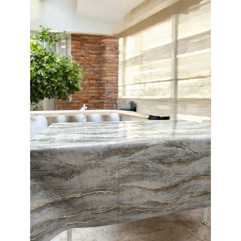 Луксозна перяща мушама, вълни