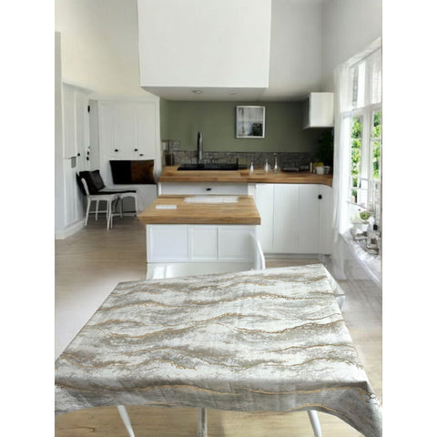 Луксозна перяща мушама, вълни