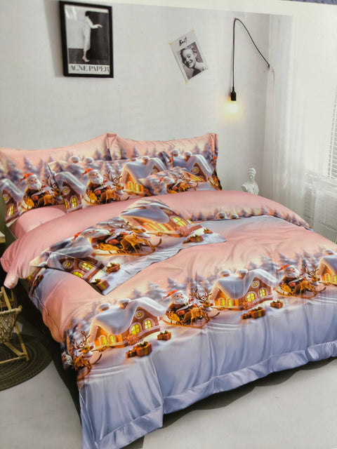 Спален комплект с коледни мотиви