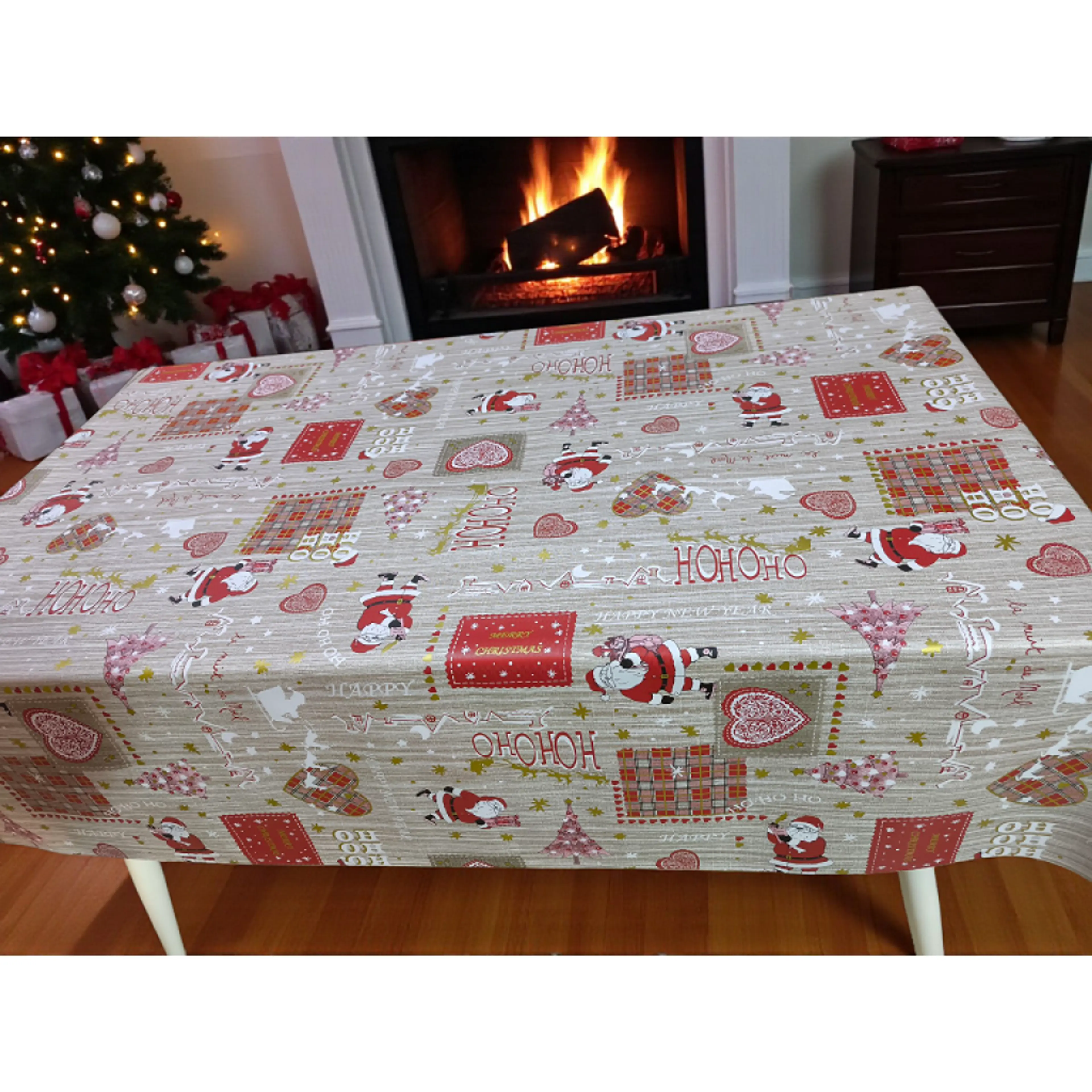 Коледна текстилна мушама