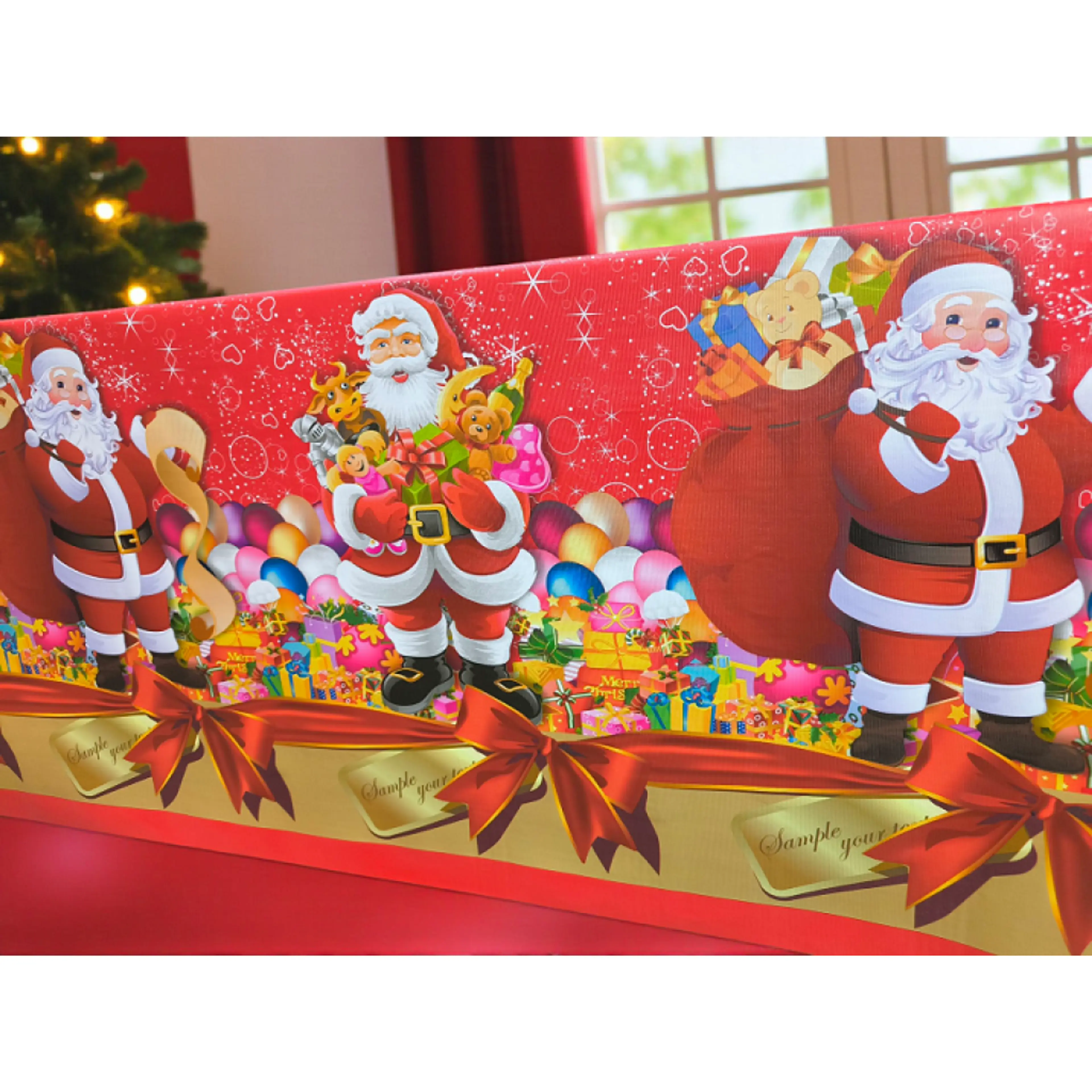 Коледна текстилна мушама