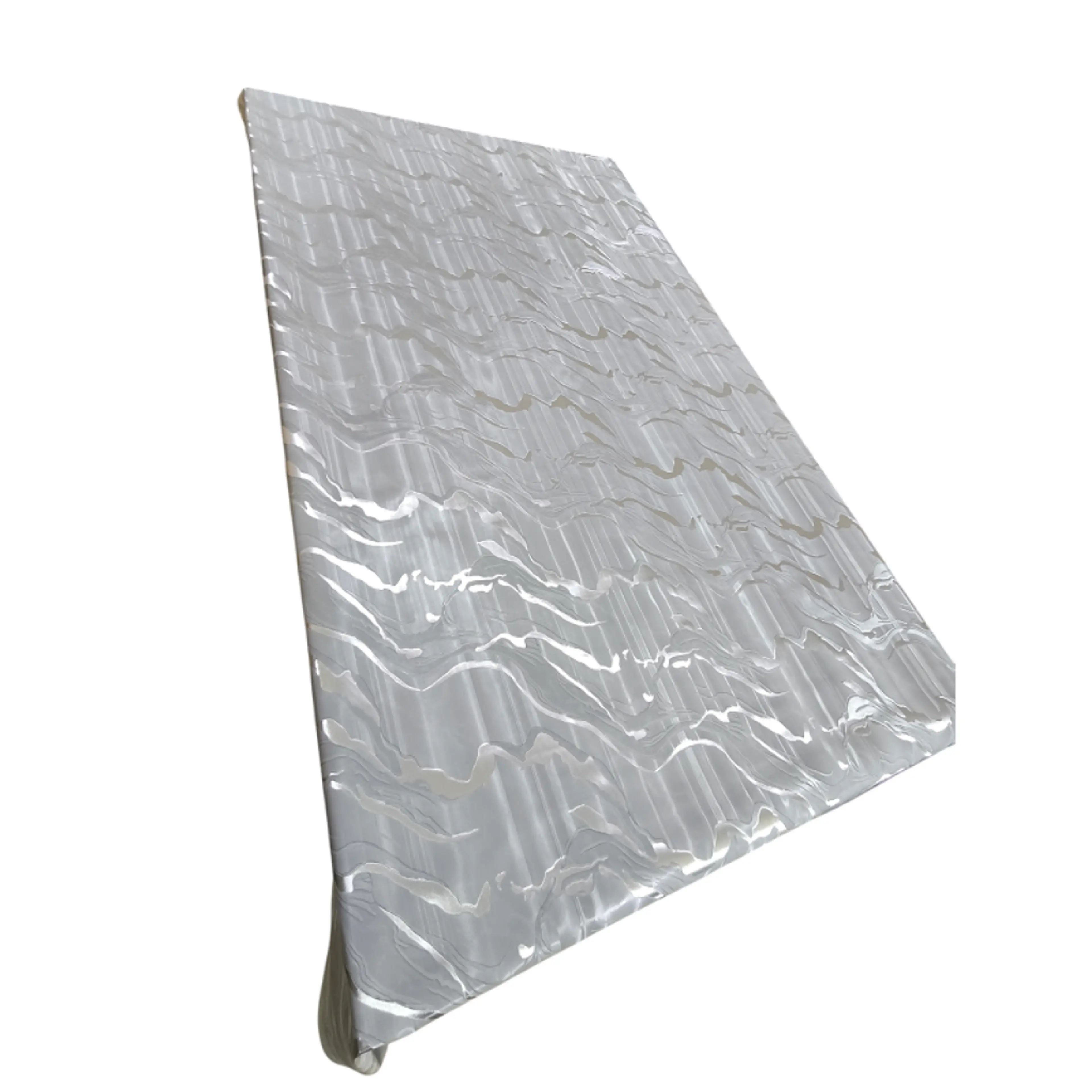 Луксозна мушама, сиво-сребристо