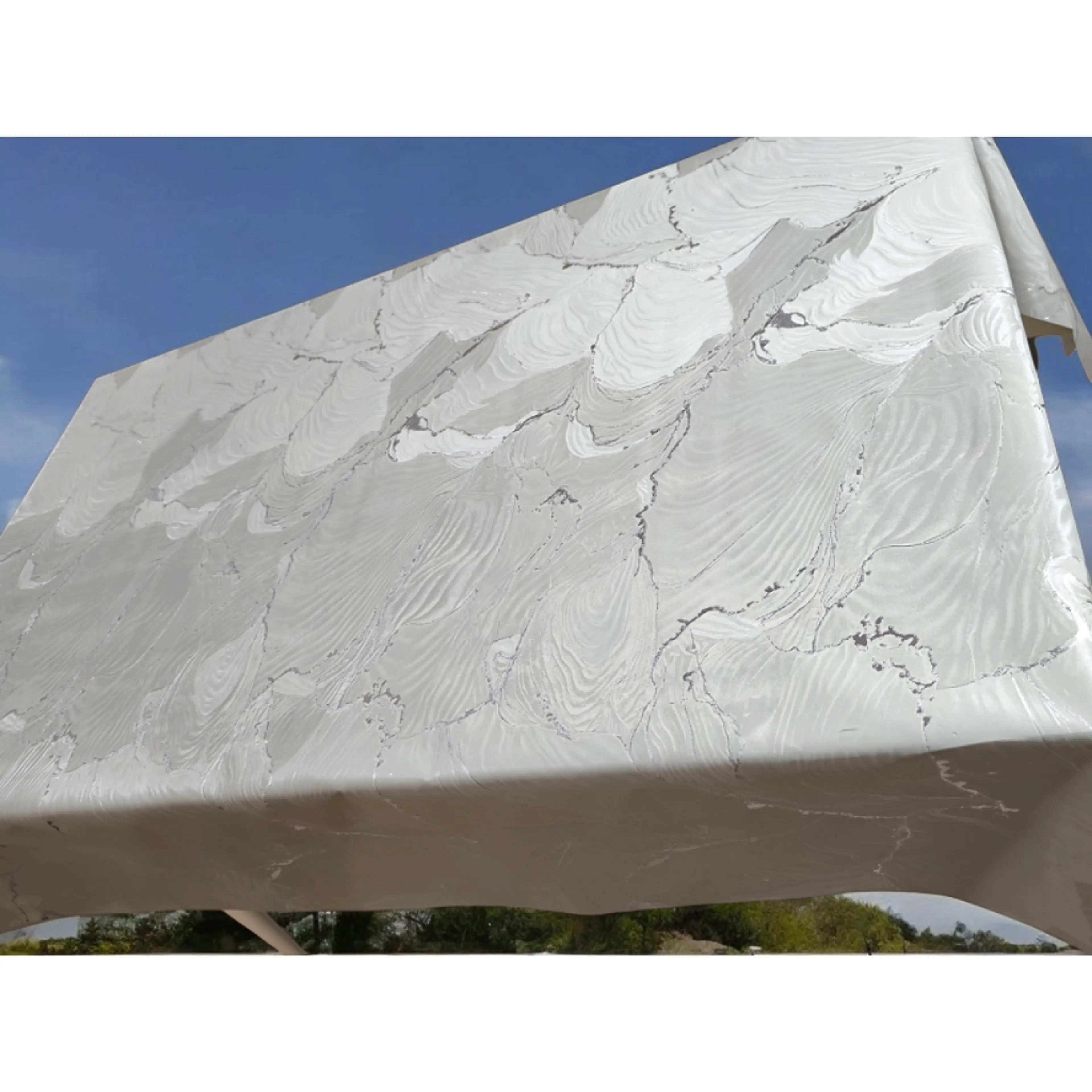 Луксозна перяща мушама, дубайски мрамор