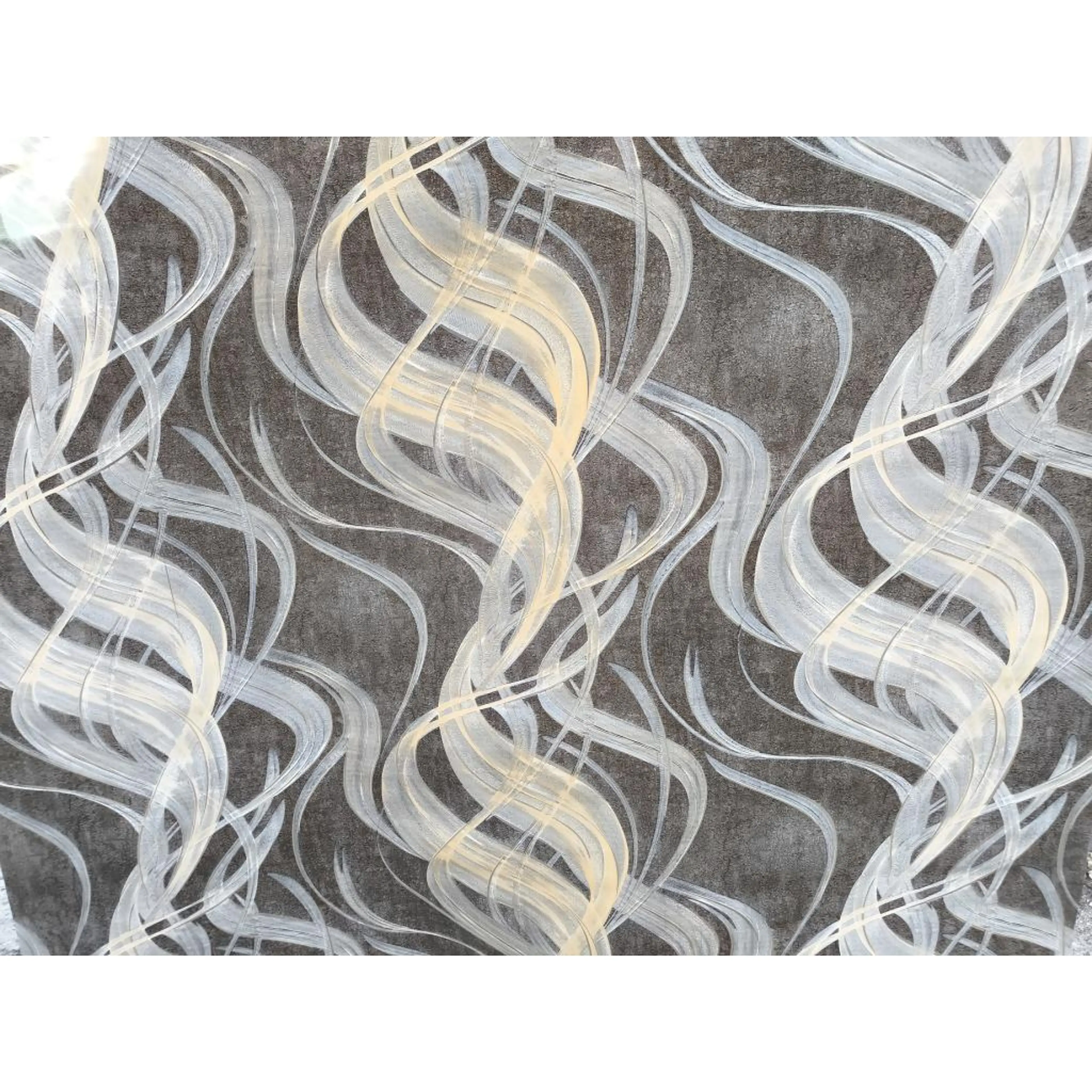 Луксозна перяща мушама, вълни