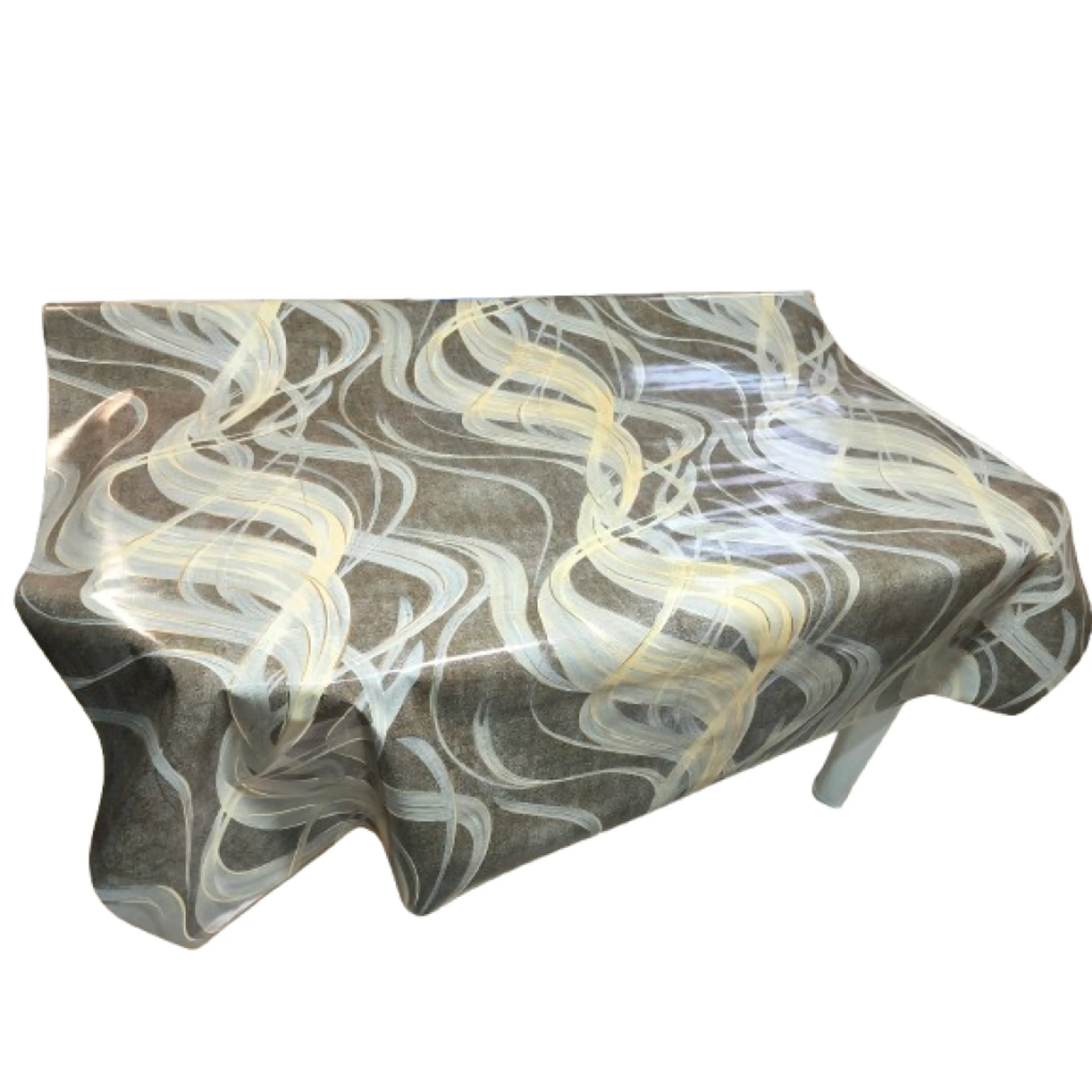 Луксозна перяща мушама, вълни