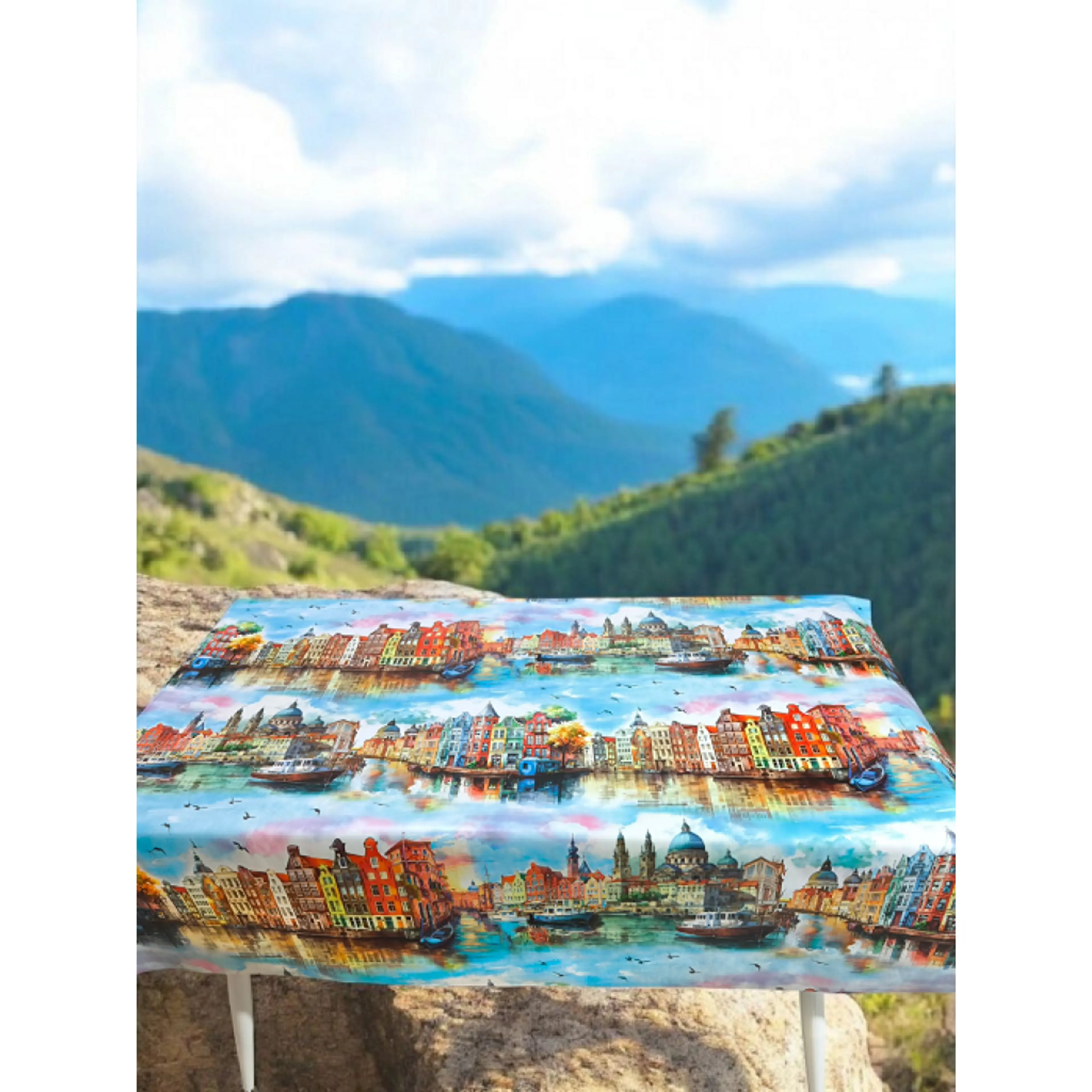 Мушама "Европейски Канали" – цветна класика с градски чар