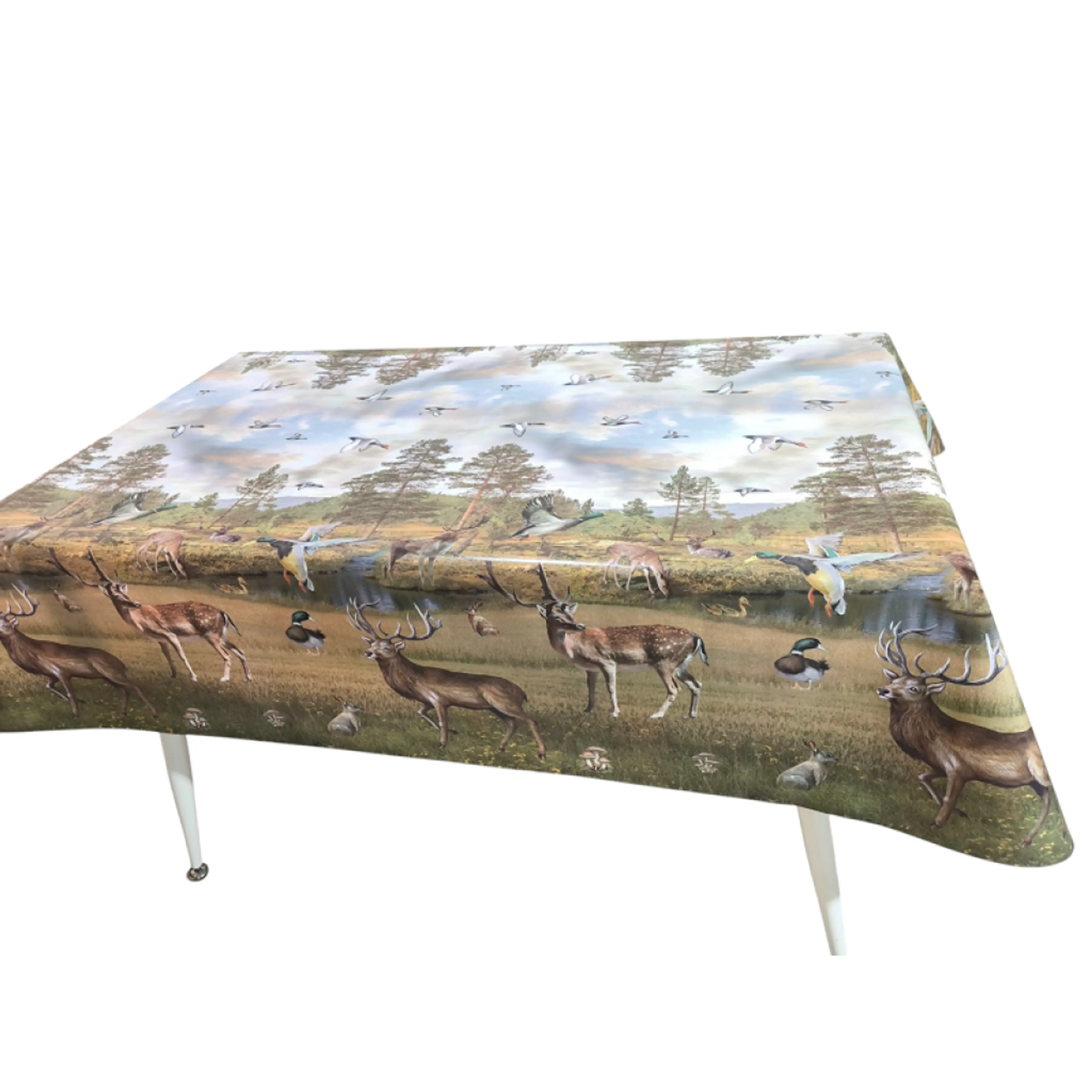 Мушама за маса , елени (ловджийска) 140см 240см