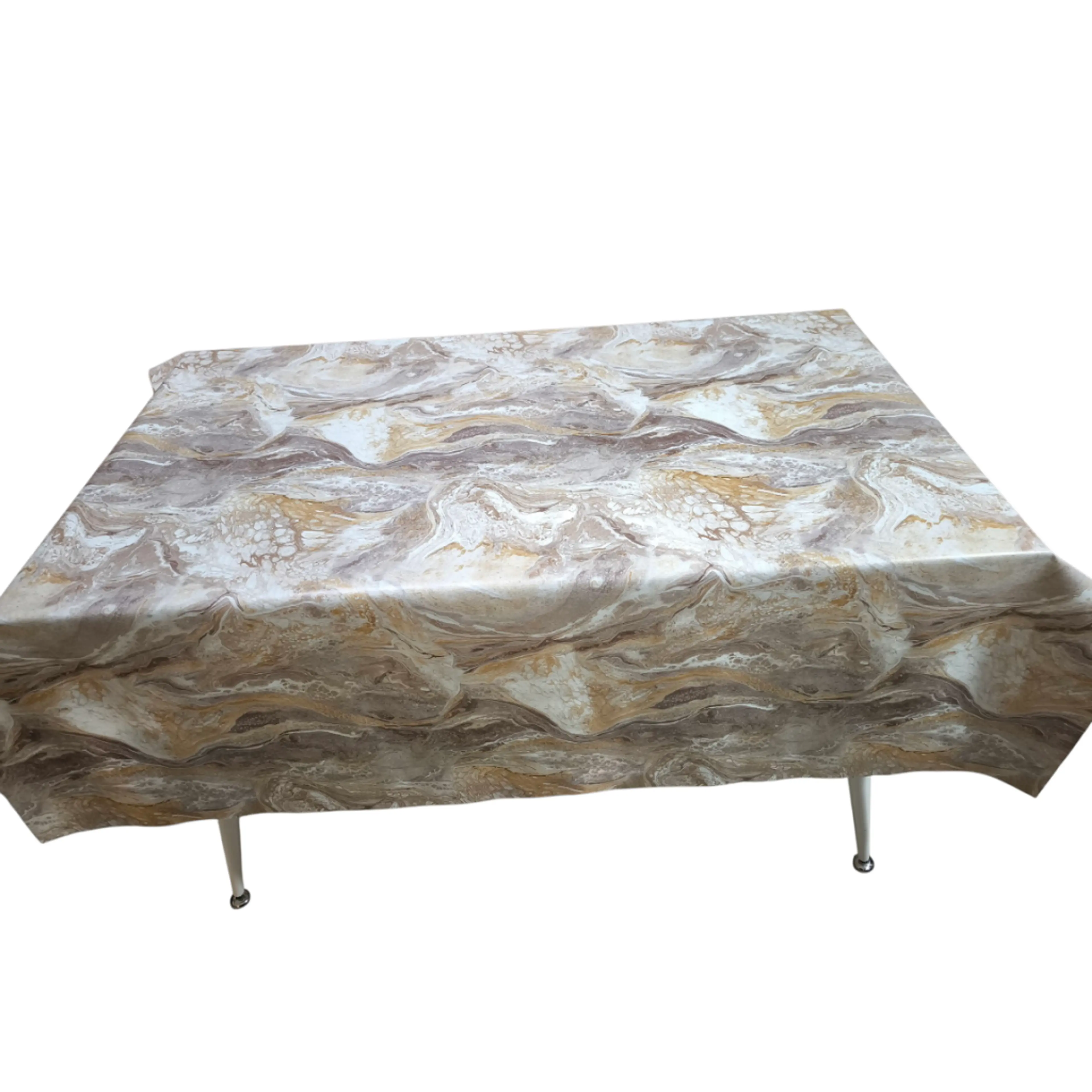 Мушама за маса , кафяв мрамор