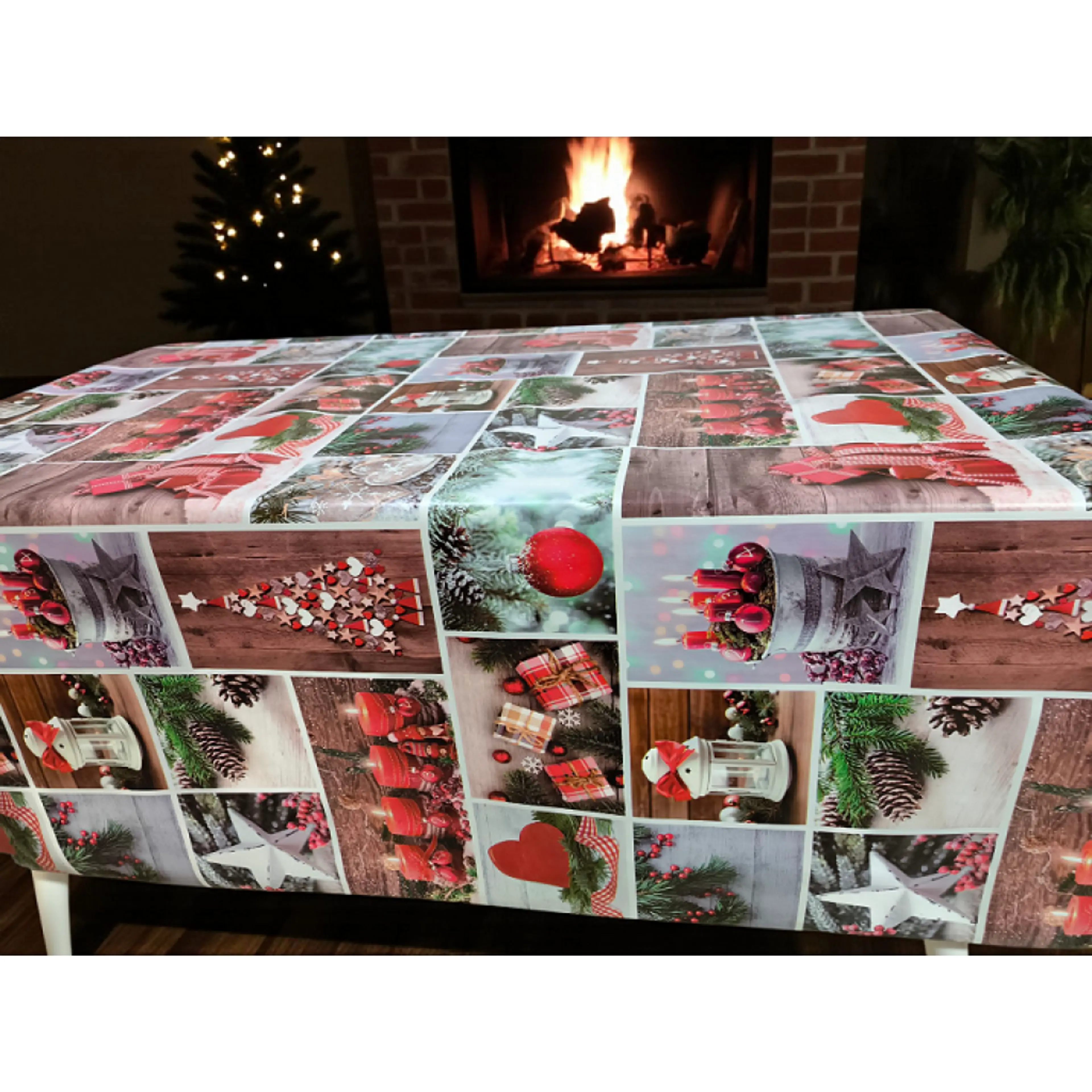 Мушама за маса с коледни мотиви