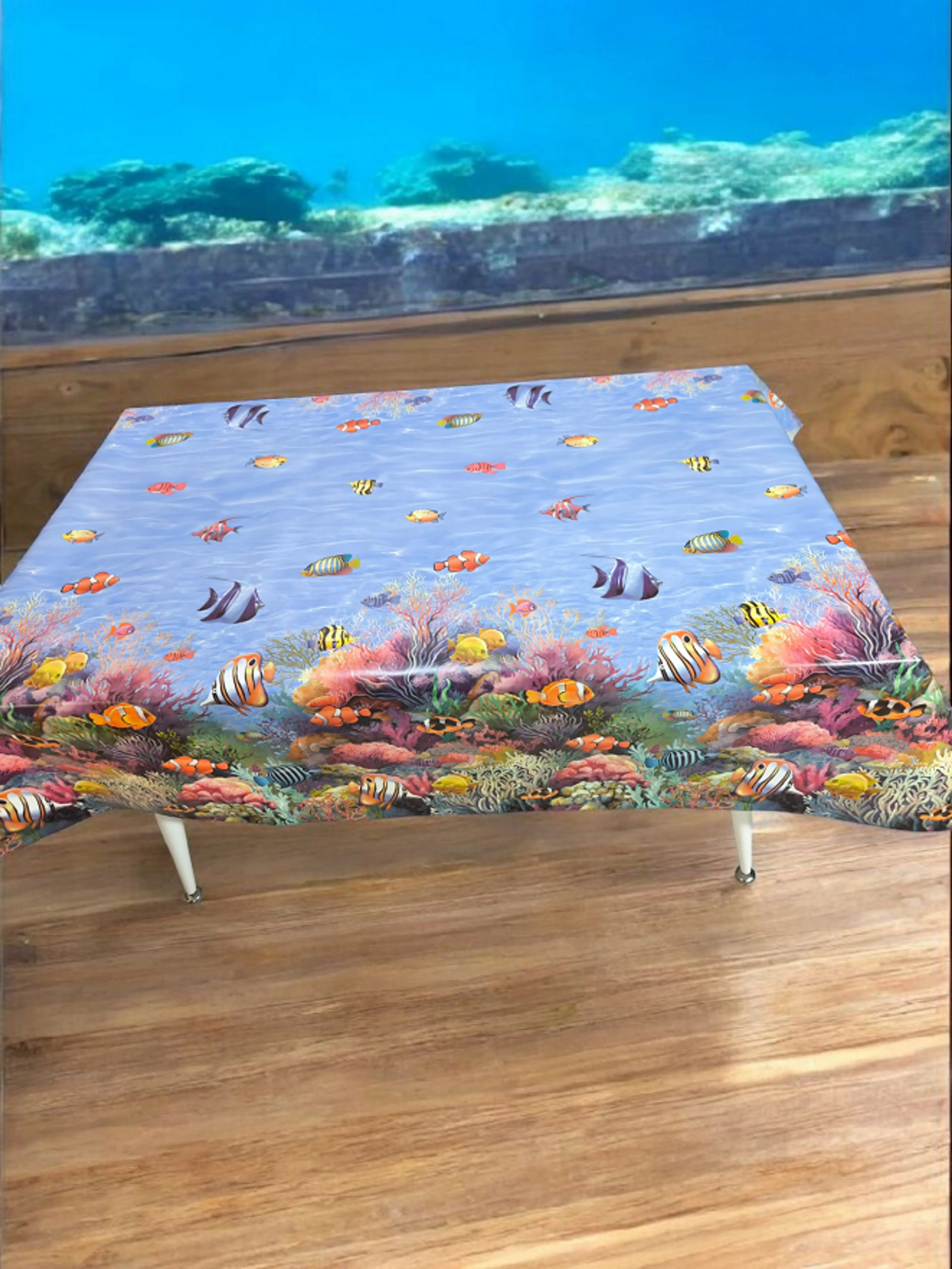 Мушама за маса с морски мотиви -подводен свят немо