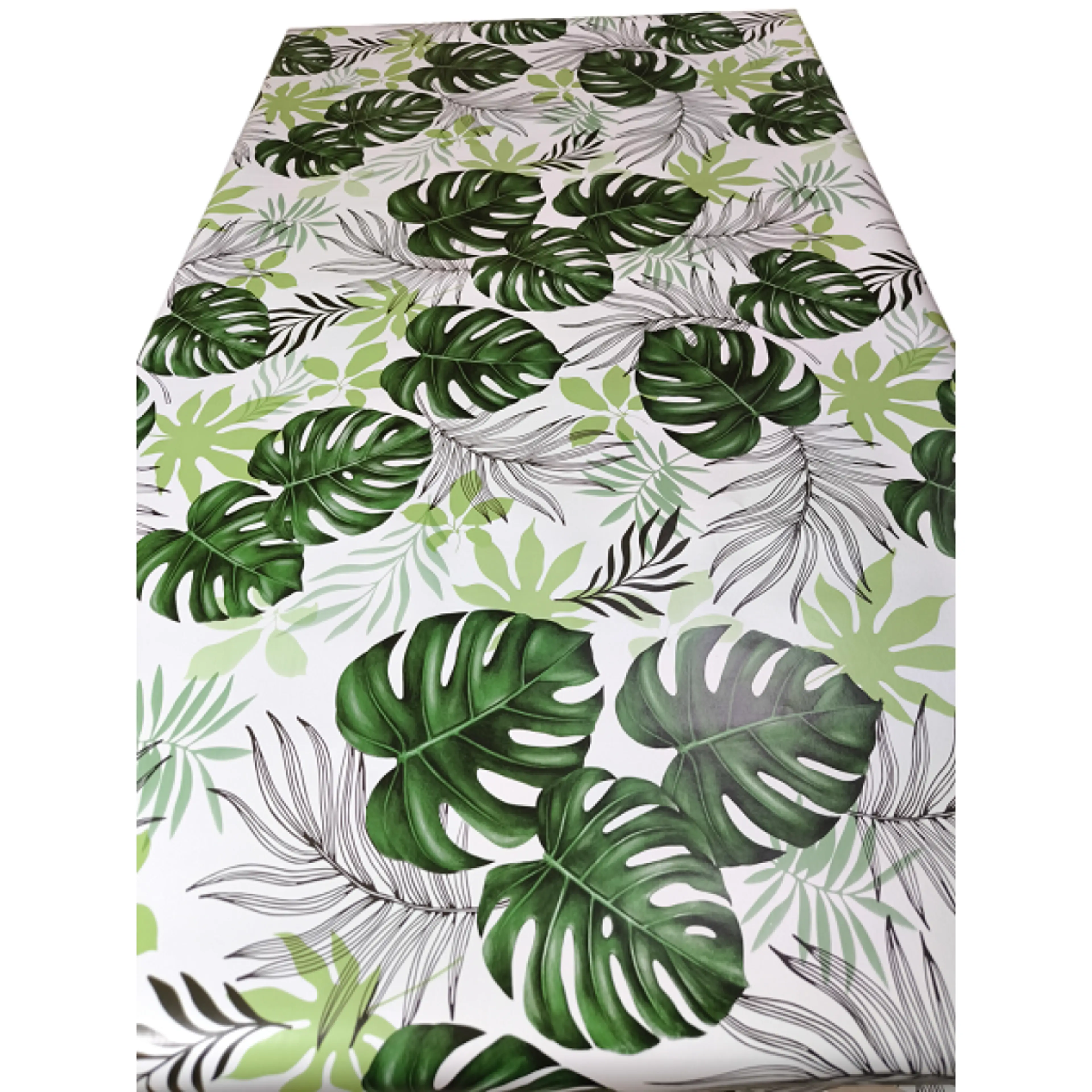 Мушама за маса, тропически листа