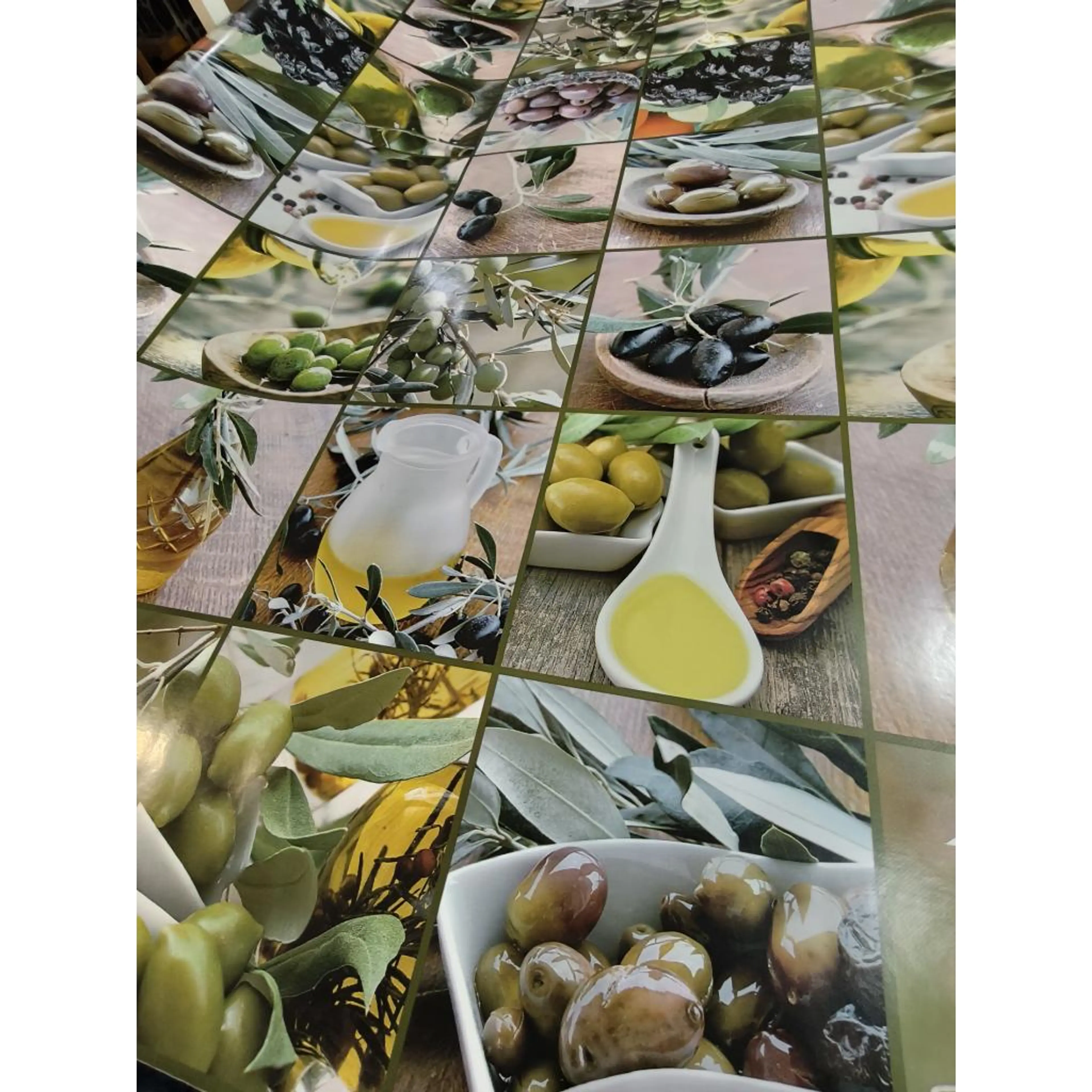 Покривка за маса, мушама маслини-зехтин