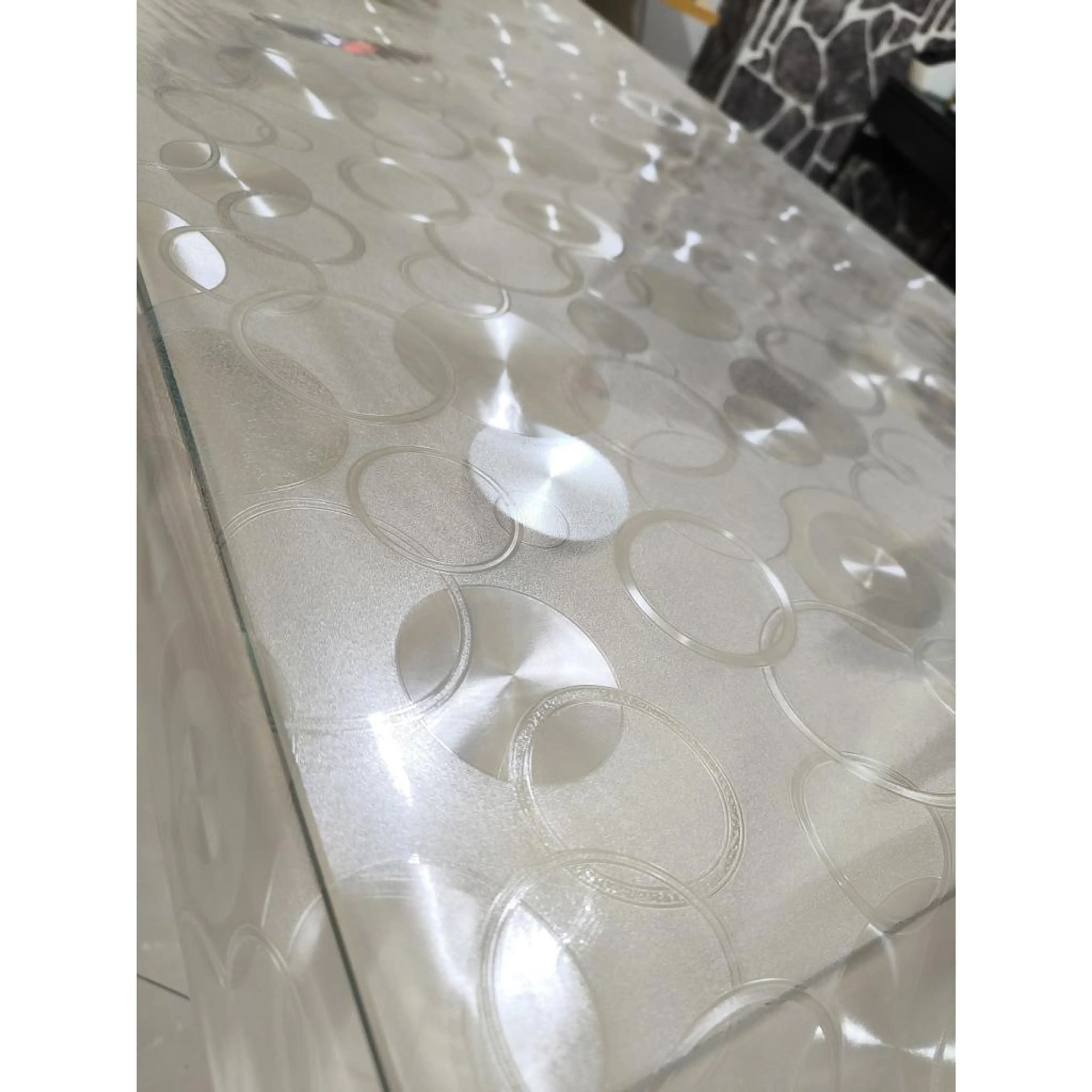 Прозрачна силиконова мушама, кръгове