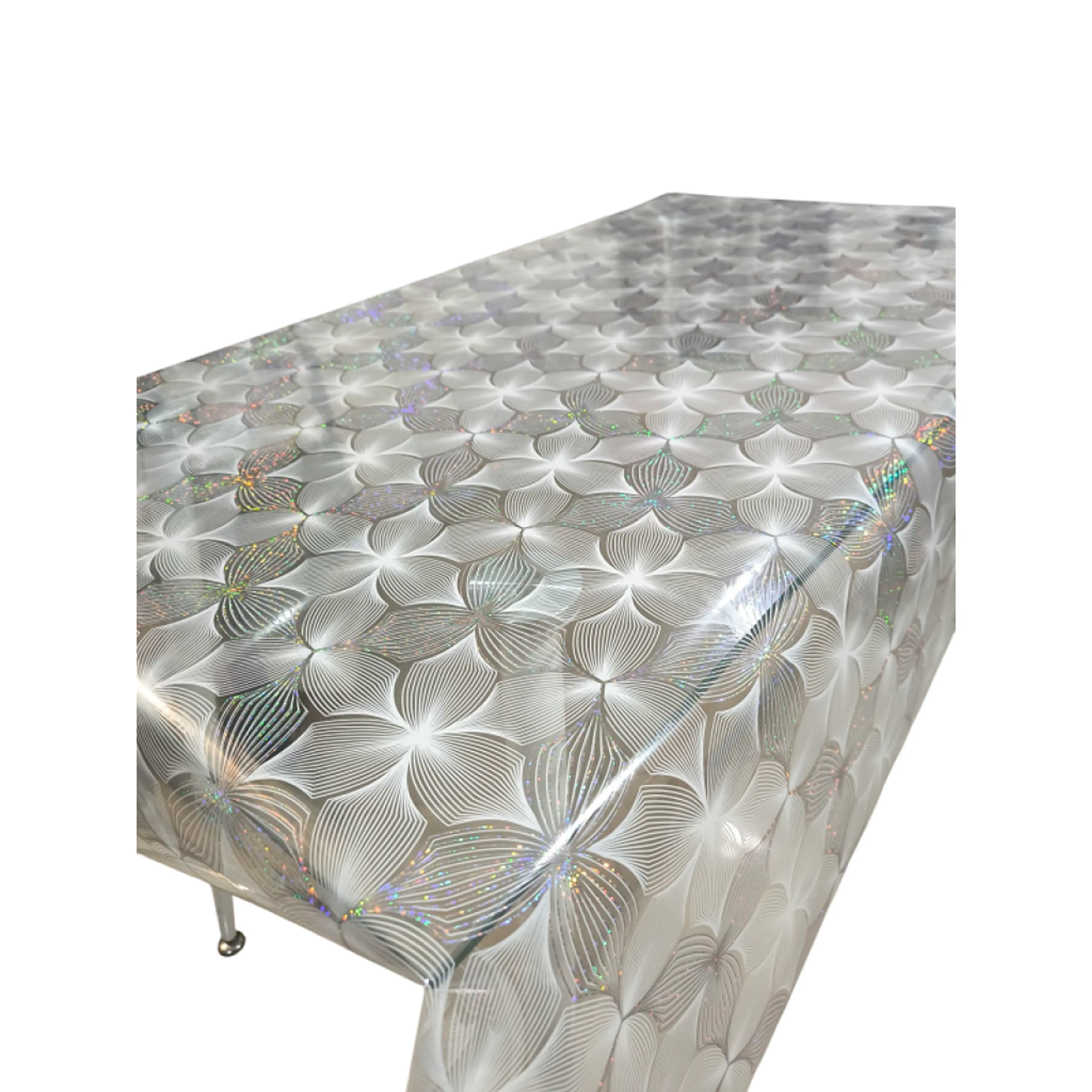 Прозрачна силиконова покривка за маса - холограма