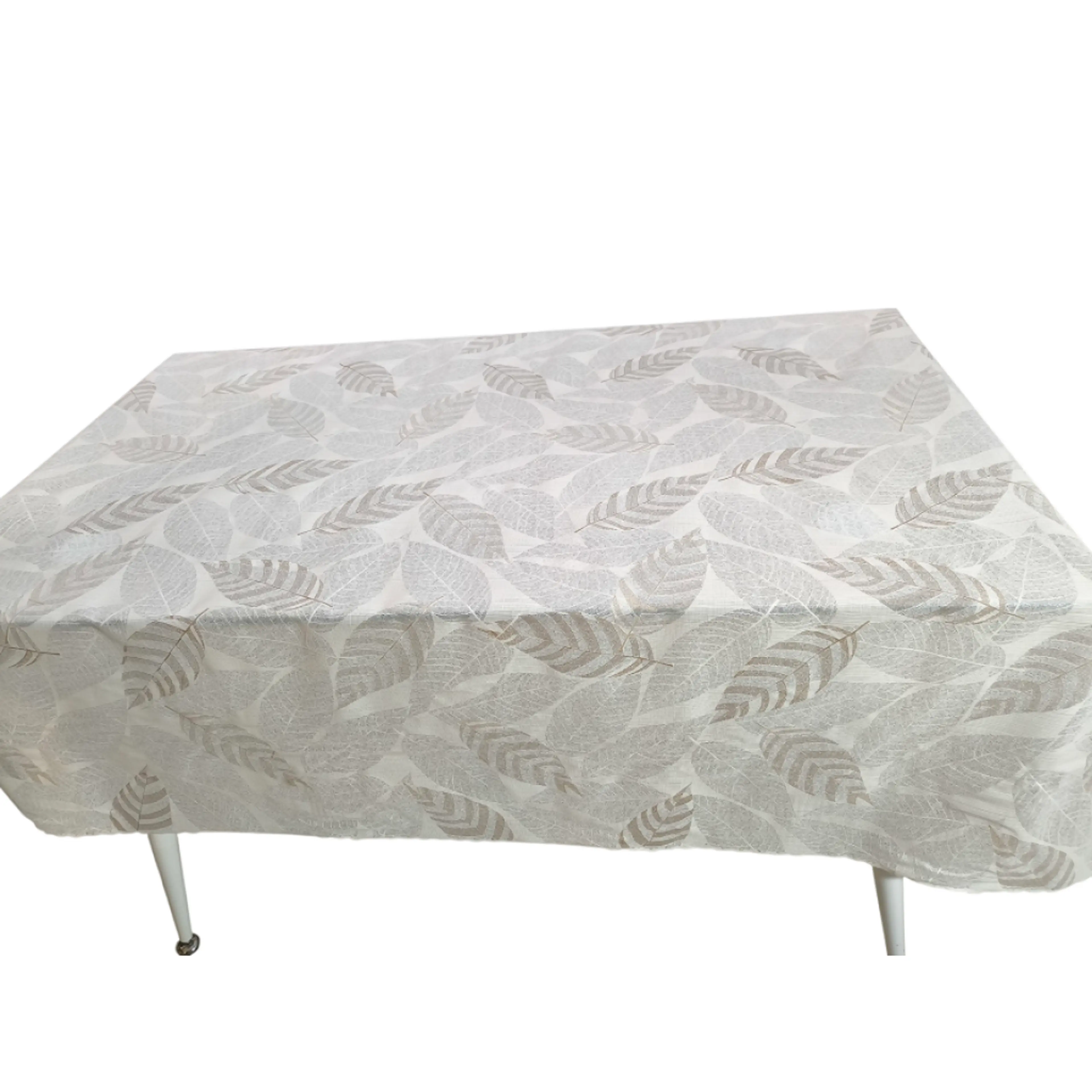 Силиконова покривка за маса „Бежови листа“