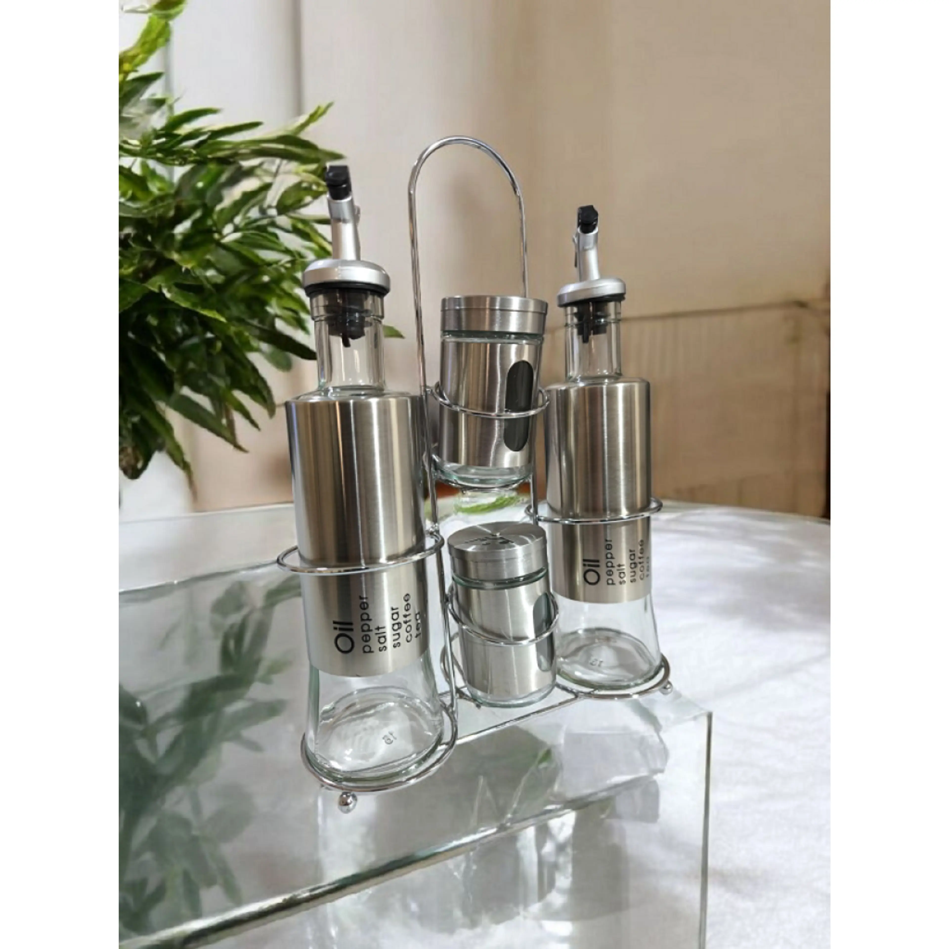 Стъклен оливерник - 5 части