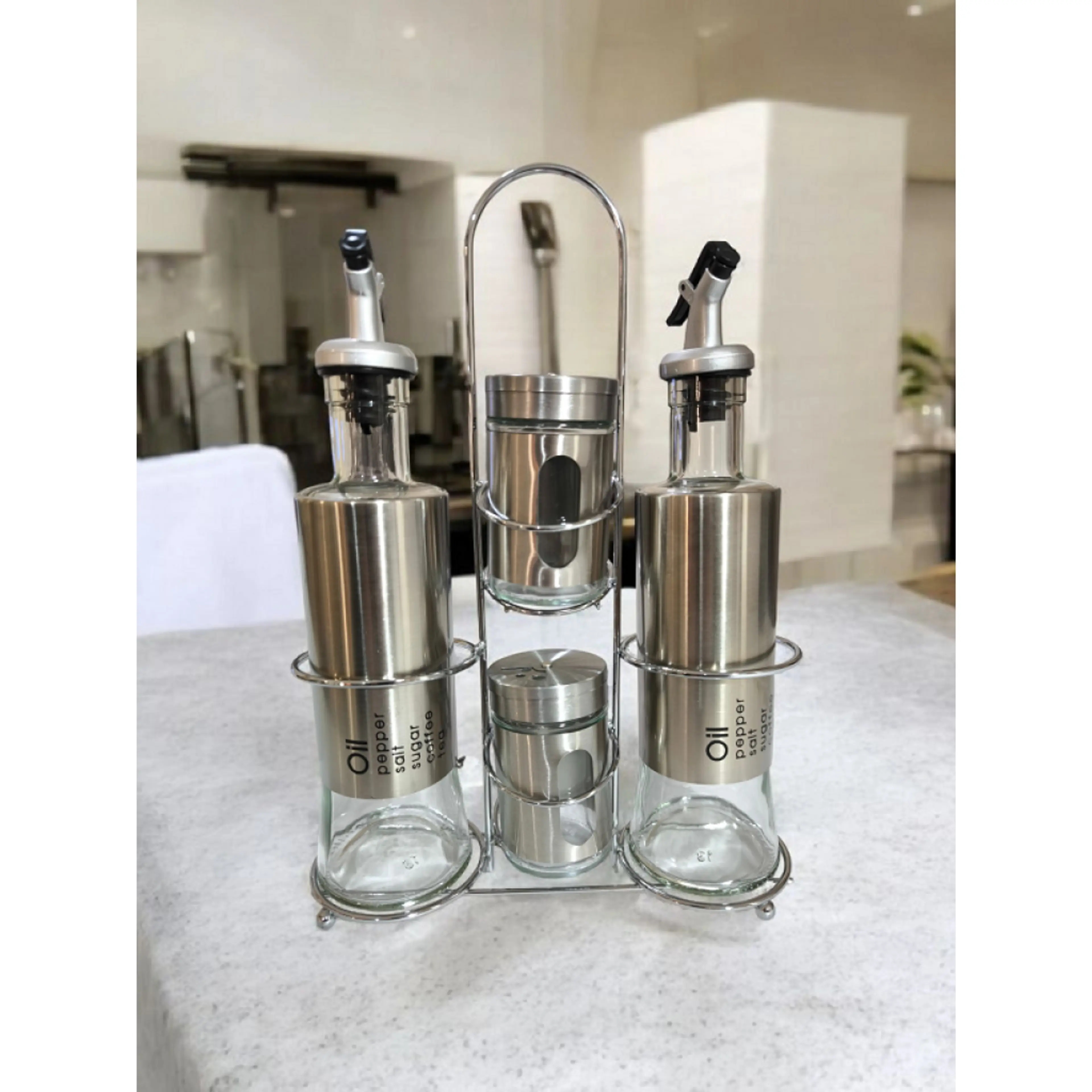 Стъклен оливерник - 5 части