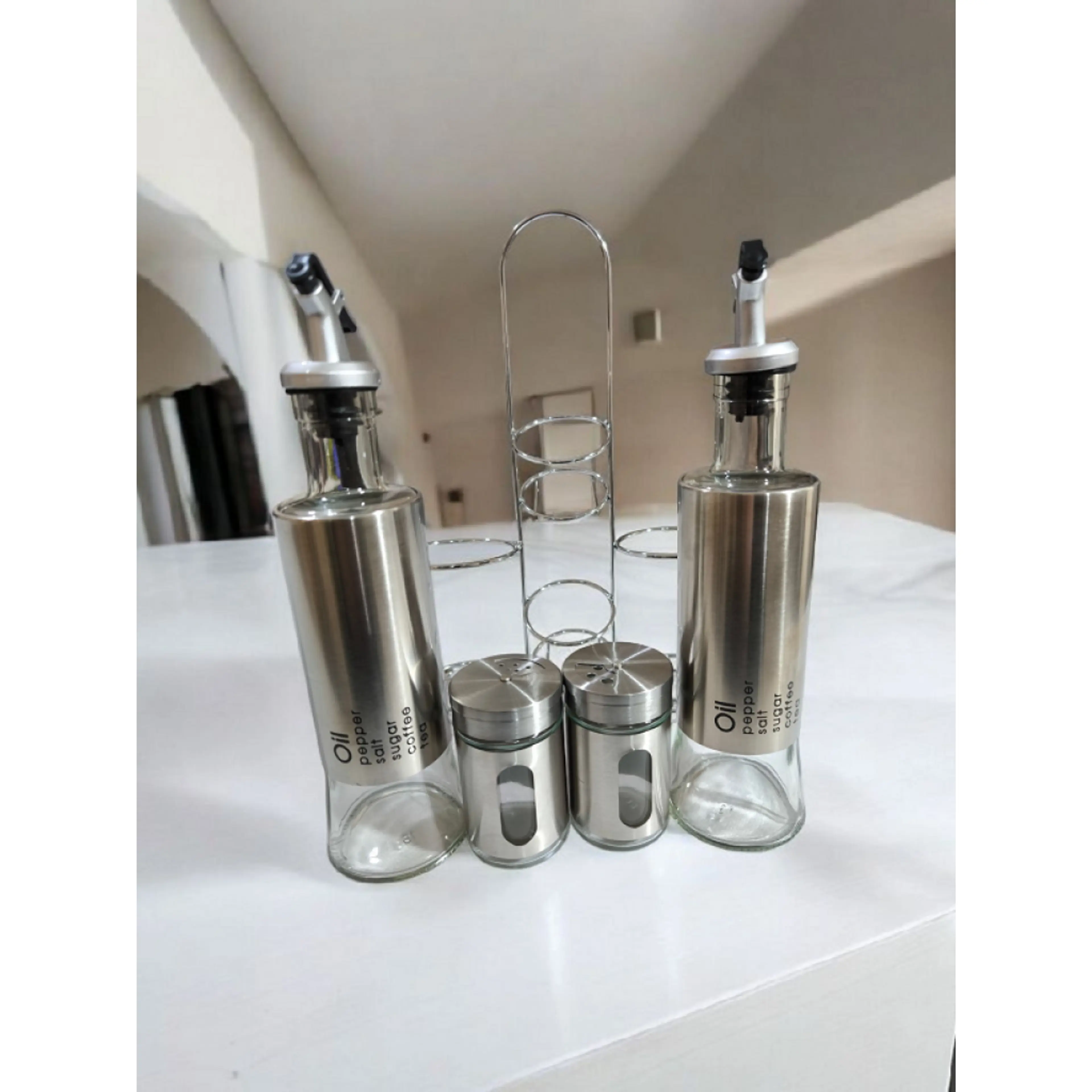 Стъклен оливерник - 5 части