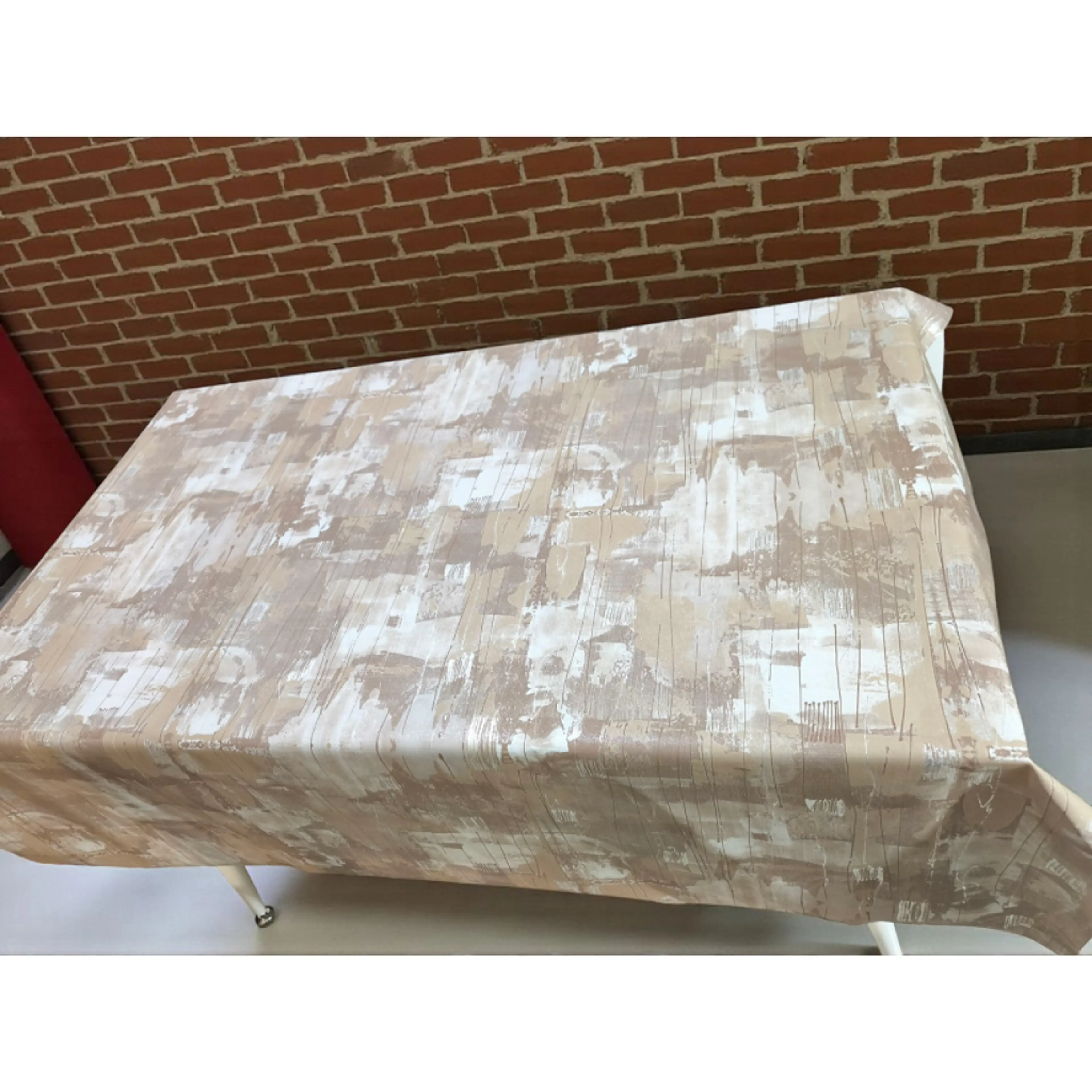 Текстилна мушама, кафяво-сребристо