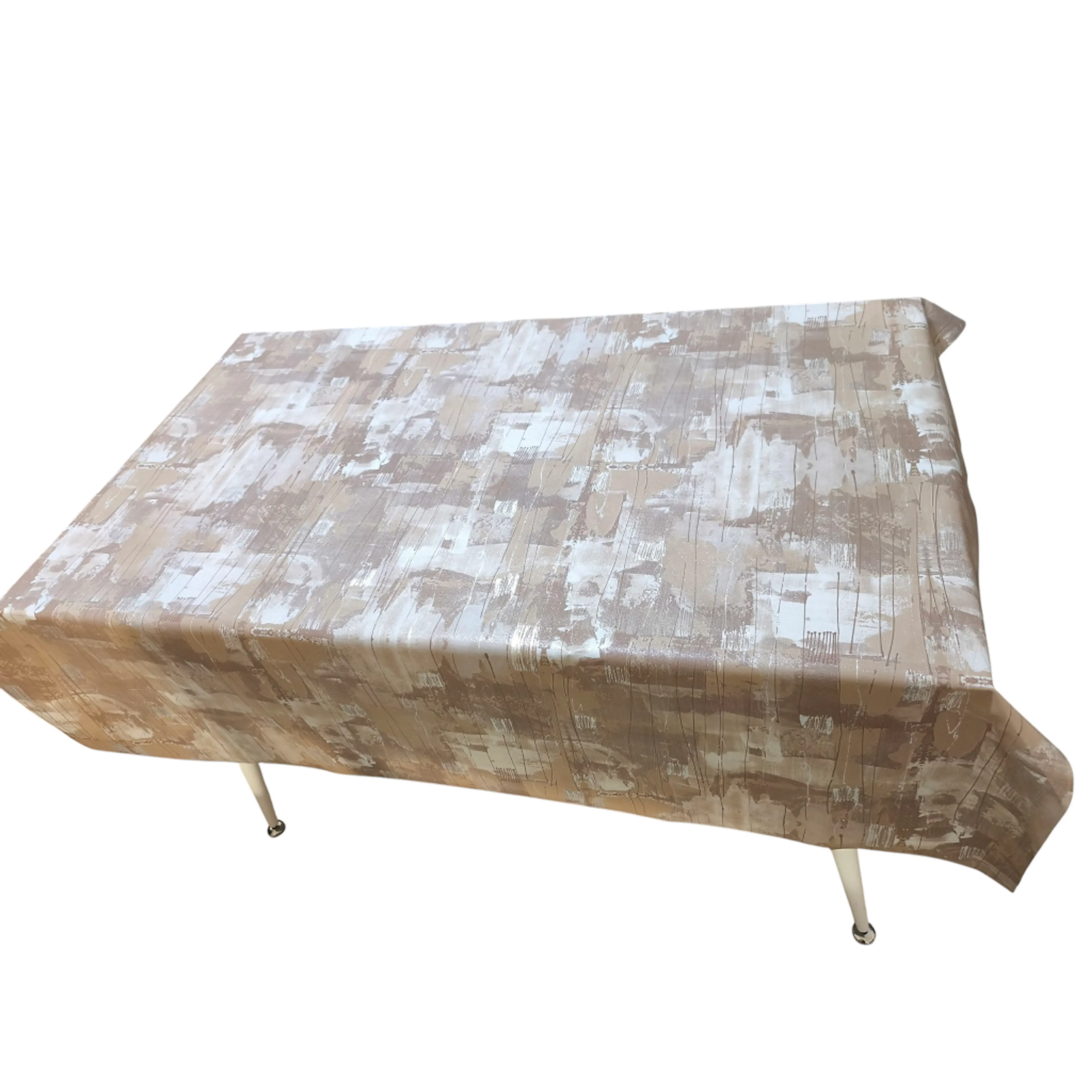 Текстилна мушама, кафяво-сребристо