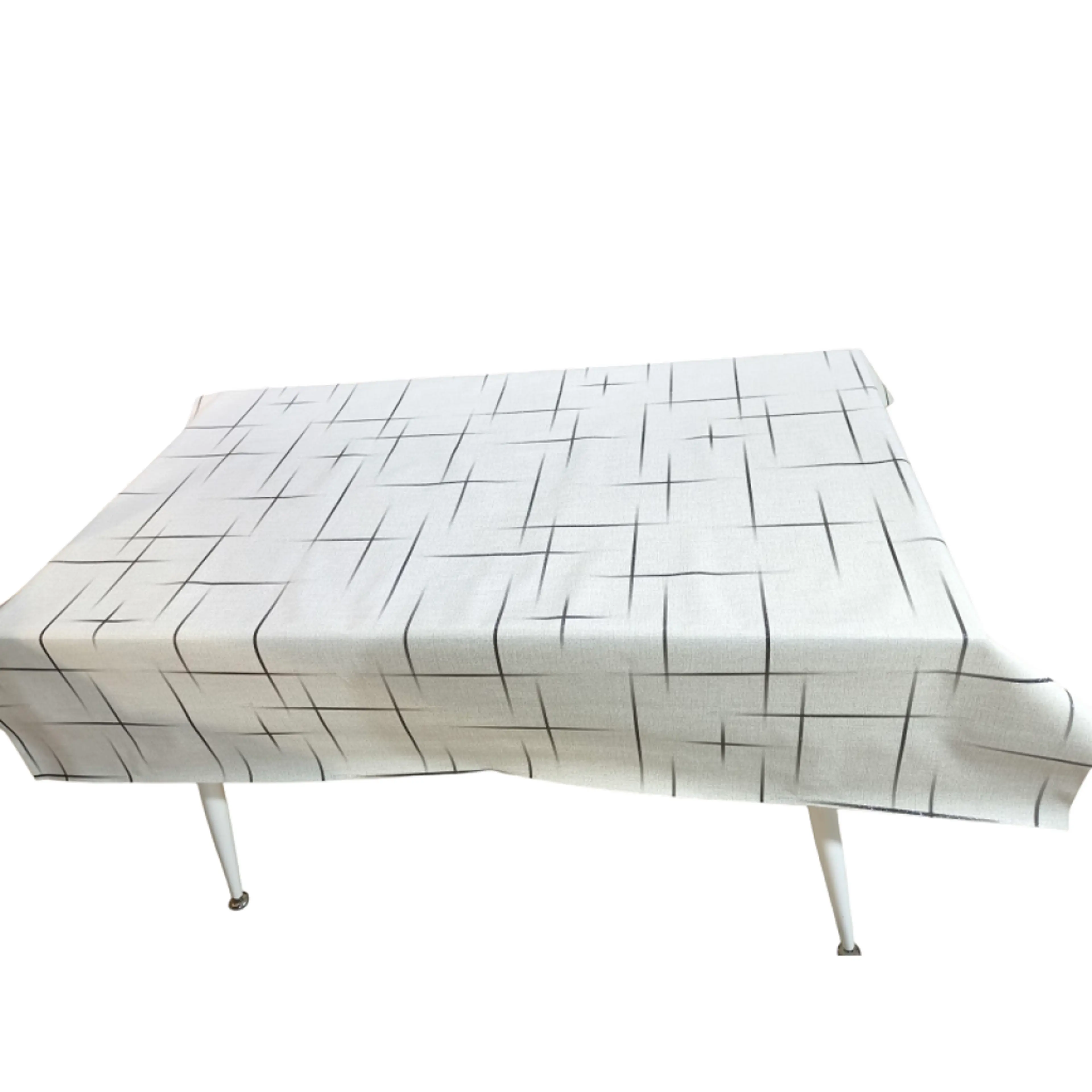 Текстилна Перяща Мушама – черни черти 140см 5 м